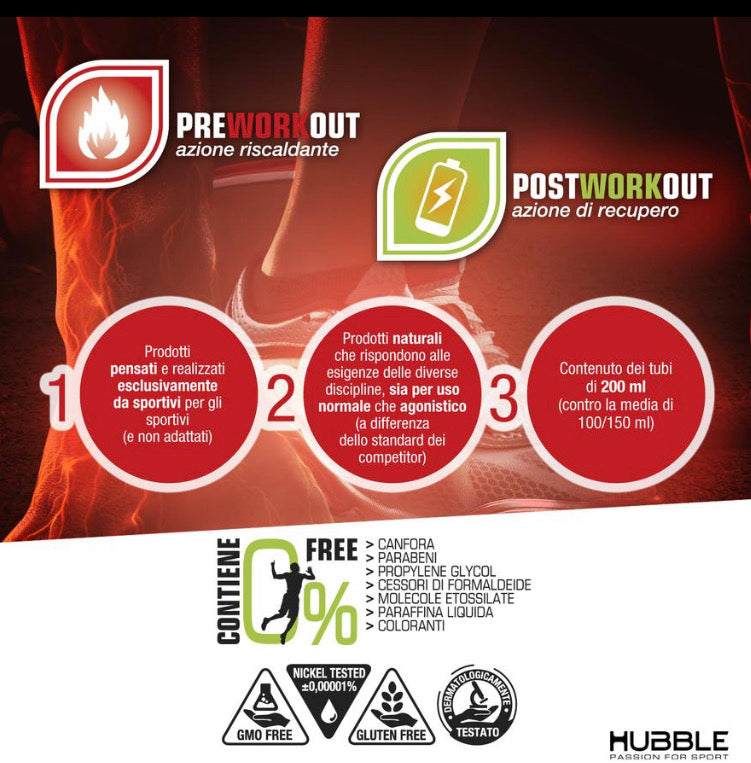PROMO 6 EXTREME CREMA BODY RISCALDANTE PRE-WORKOUT ! In regalo avrai XMATE ANTISFREGAMENTO