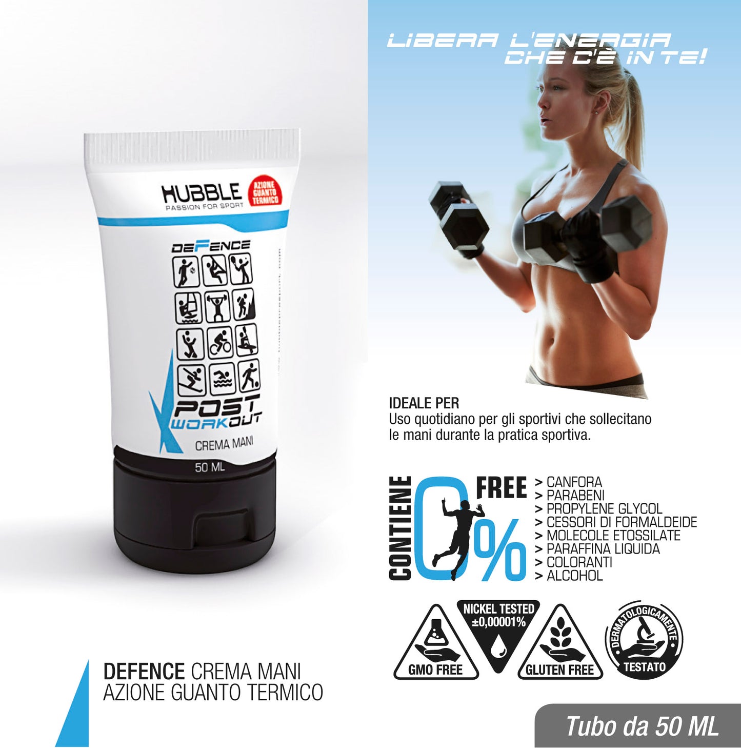 defence crema mani hubblepresport
